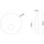 Настенный светильник бра Arte Lamp A2536AP-3WH LUNAR