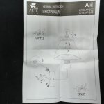 Светильник бра Arte Lamp A2581AP-1AB ELBA