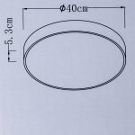 Светильник светодиодный 60Вт 400мм Arte lamp A2661PL-1PK ARENA розовый с пультом