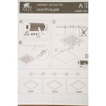 Светильник диодный 140Вт 800*600мм Arte lamp A2662PL-1WH SCENA