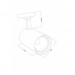 Светильник трековый Arte lamp A2664PL-1BK VINSANT