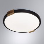 Светильник светодиодный 72Вт 510мм Arte Lamp A2683PL-72BK черный с деревом и пультом JERSEY