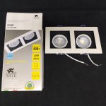 Светильник встраиваемый светодиодный 2*10Вт 4200К Arte lamp A2710PL-2WH GRADO