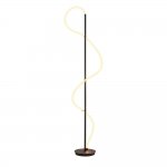 Торшер с изогнутым неоном Arte lamp A2850PN-35BK KLIMT