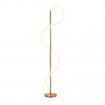 Торшер с изогнутым неоном Arte lamp A2850PN-35PB KLIMT