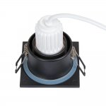 Точечный встраиваемый светильник Arte Lamp A2858PL-1BK HELM MINI