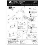 Светильник настенный Arte Lamp A2937AP-1BK ORIZZONE