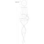 Подвесная люстра Arte Lamp A2964SP-82PB EUPHORIA