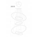 Подвесная люстра Arte Lamp A2974SP-137BK ARCANE
