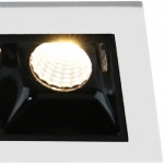 Светильник двойной встраиваемый MINI Arte lamp A3153PL-2BK GRILL