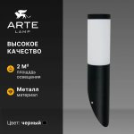 Уличный настенный светильник Arte Lamp A3157AL-1BK SALIRE