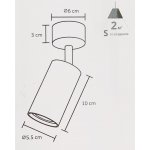 Светильник поворотный Arte Lamp A3216PL-1BK AQUARIUS