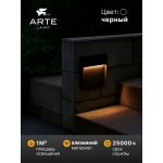 Подсветка для лестниц Arte Lamp PIAZZA A3224AL-1BK