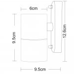 Светильник уличный Arte lamp A3302AL-1WH Sonaglio белый