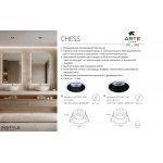 Светильник точечный встраиваемый светодиодный Arte Lamp A3313PL-1WH CHESS