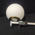 Плафон шар белый матовый 250мм с резьбой 49мм медь Arte lamp A3325SP-1 BOLLA-SOLA