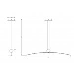 Светильник подвесной Arte Lamp A3362SP-25BK ARNO