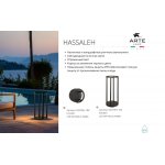Уличный светильник Arte Lamp A3370PA-1BK HASSALEH