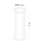 Уличный светильник Arte Lamp A3370PA-1BK HASSALEH