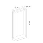 Уличный светильник Arte Lamp A3374PA-1BK HASSALEH