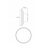 Фасадный светильник Arte Lamp A3409AL-1BK NIMBO