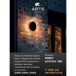 Фасадный светильник Arte Lamp A3412AL-1BK NIMBO