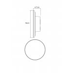 Фасадный светильник Arte Lamp A3412AL-1BK NIMBO