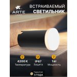Уличный светильник Arte Lamp A3601IN-1WH PIAZZA