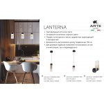 Светильник подвесной Arte Lamp A3606SP-7BK LANTERNA