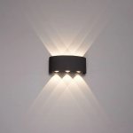 Фасадный светильник Arte Lamp BOSTO A3722AL-6BK