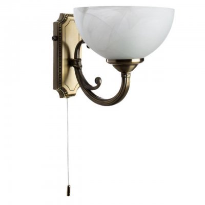 

Светильник бра Arte Lamp A3777AP-1AB Windsor white, A3777AP-1AB