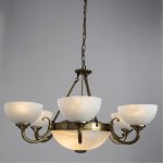 Люстра классическая Arte Lamp A3777LM-6-2AB Windsor white