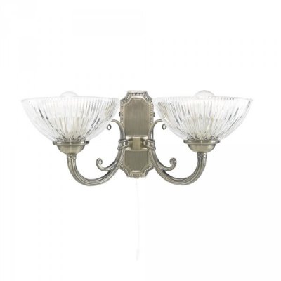 Настенный бра Arte lamp A3778AP-2AB Windsor clear Настенный бра Arte lamp A3778AP-2AB Windsor clear