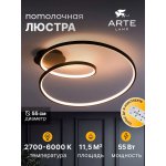 СВЕТИЛЬНИК ПОТОЛОЧНЫЙ Arte Lamp A3893PL-30BK MILLO