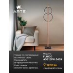 Торшер напольный Arte Lamp A3913PN-24BK FLUIDO