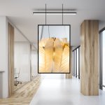 Люстра подвесная Arte lamp A4052SP-8SG EVIE перья