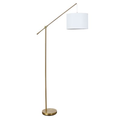 Торшер с абажуром на штанге Arte Lamp A4054PN-1PB