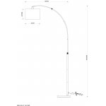 Напольный торшер Arte lamp A4060PN-1CC PAOLO