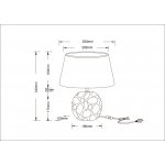 Декоративная настольная лампа Arte lamp A4063LT-1CC POPPY