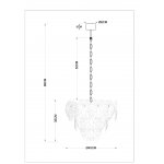 Люстра подвесная Arte Lamp A4078LM-6GO KAPRI