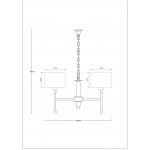 Люстра подвесная Arte Lamp A4090LM-5BK JAMIE