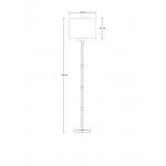 Светильник напольный торшер Arte Lamp A4090PN-1BK JAMIE