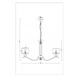 Светильник подвесной Arte Lamp A4091LM-8CC ALHENA