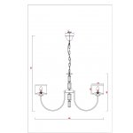 Светильник подвесной Arte Lamp A4092LM-8CC ATTORE