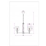 Светильник подвесной Arte Lamp A4093LM-5AB BROCCA