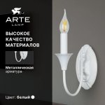 СВЕТИЛЬНИК НАСТЕННЫЙ Arte Lamp A4094AP-1WH COLLINETTA