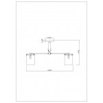 СВЕТИЛЬНИК ПОТОЛОЧНЫЙ Arte Lamp A4099PL-8BK MODELLO