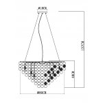 Подвесные люстры Arte lamp A4100LM-12CC PIPIRIMA