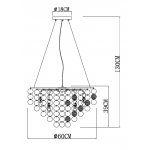 Подвесные люстры Arte lamp A4100LM-8CC PIPIRIMA