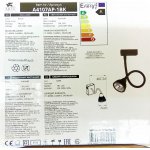 Светильник настенный Arte lamp A4107AP-1BK CERCARE